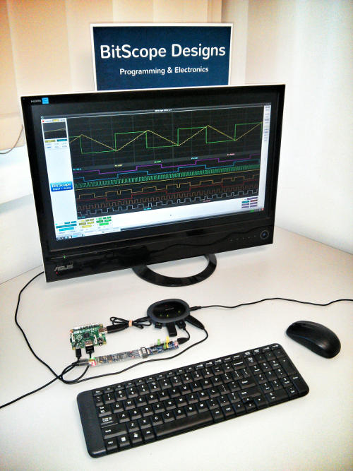 BitScope Micro Raspberry Pi Model A+ Workstation.