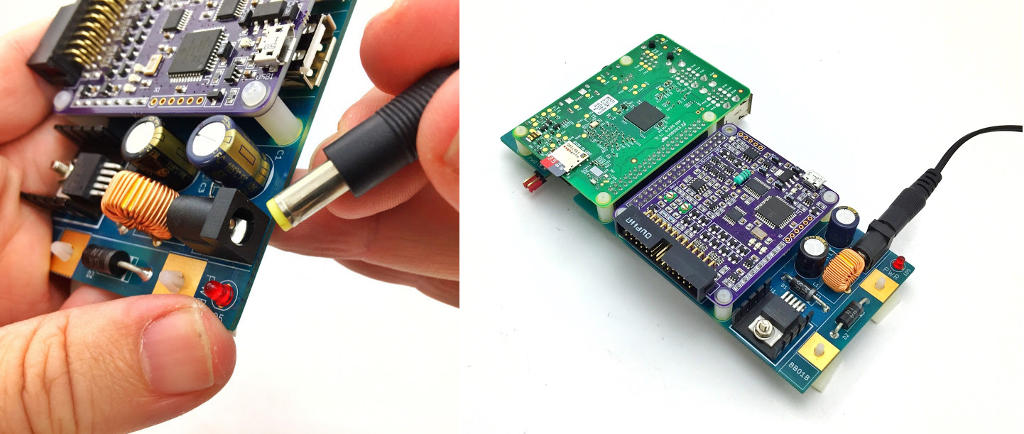 BitScope Blade Connect Power via 2.1mm Socket.