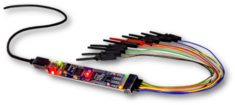 BitScope Micro and 10 Mixed Signal Test Clips.