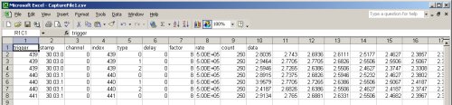 DDR File Opened with Excel